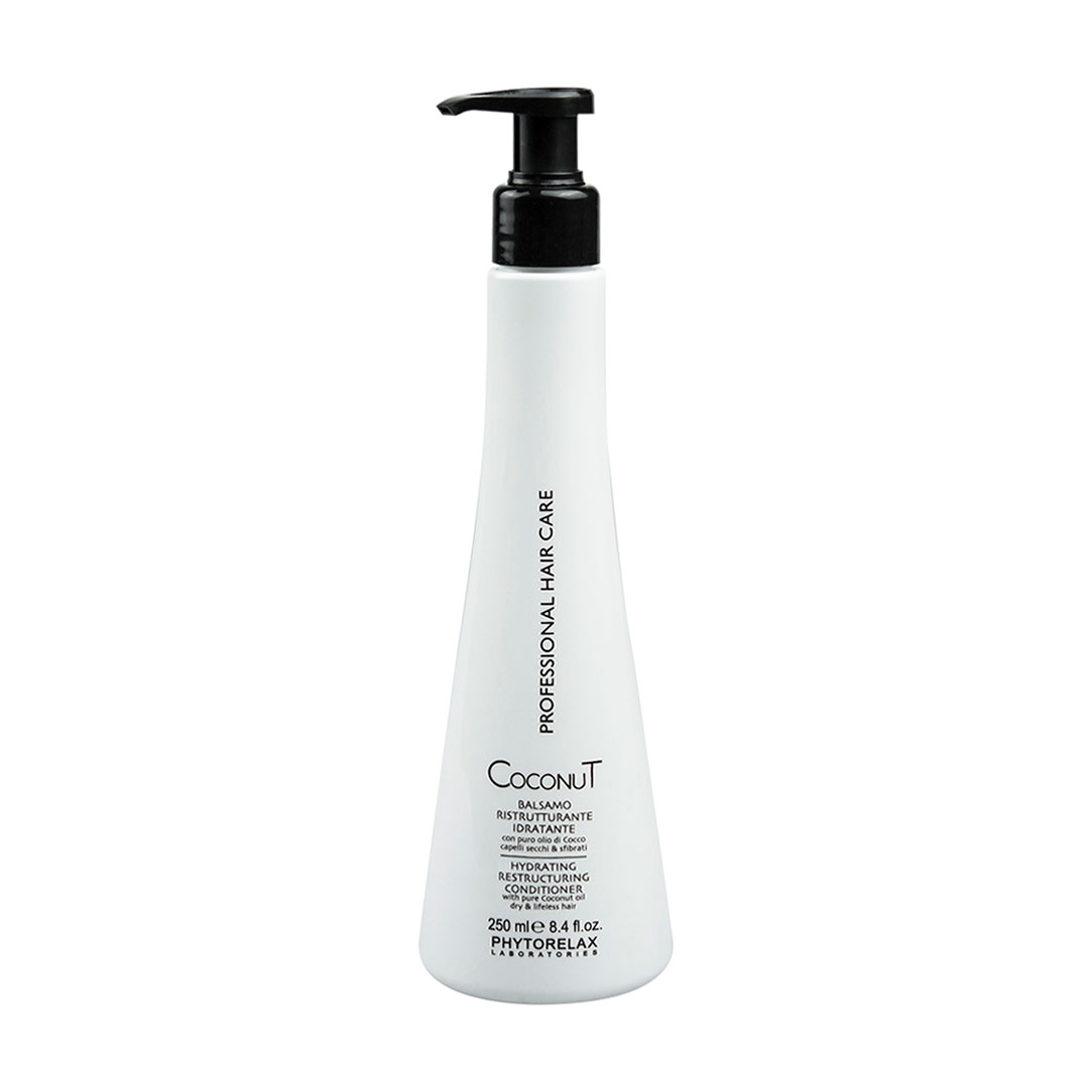 Зволожувальний бальзам Phytorelax Laboratories Coconut Hydrating Conditioner для сухого та ослабленого волосся, з кокосовою олією, 250 мл